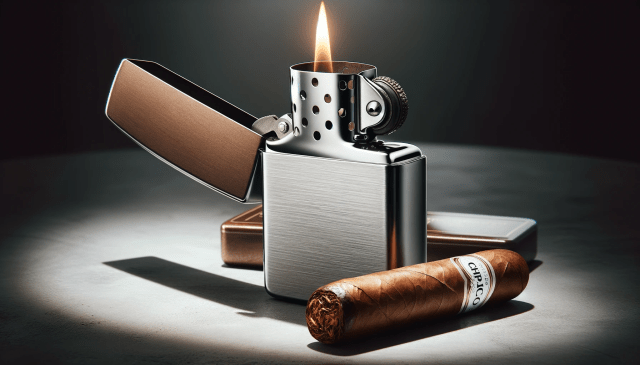 Can I use a Zippo lighter to light a cigar?