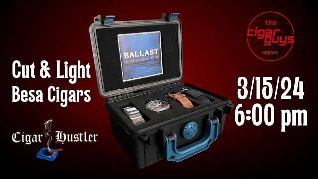 Giveaway Prize: Ballast Amphion Stainless Steel | Cut & Light at Cigar Hustler in Deltona