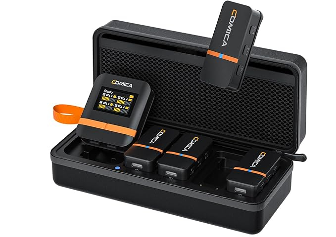Comica Vimo Q 4-Channel Wireless Lavalier Microphone System: A Game-Changer for Content Creators