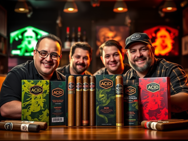 The Cigar Guys: New Brand Ambassadors for Drew Estate’s Acid Cigar Line
