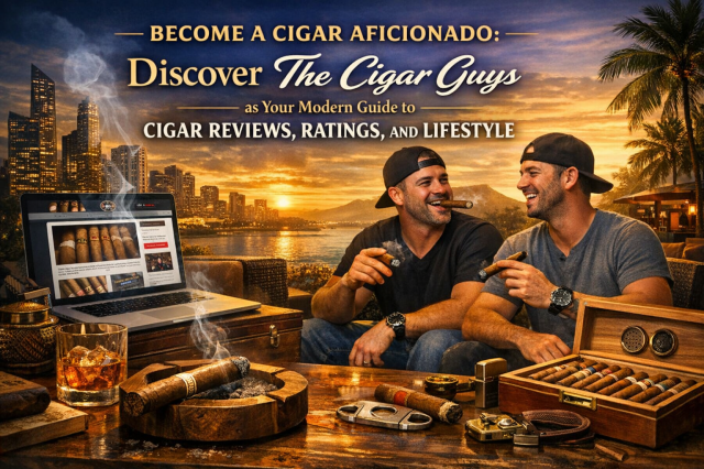 Become a Cigar Aficionado: Discover The Cigar Guys as Your Modern Guide to Cigar Reviews, Ratings, and Lifestyle