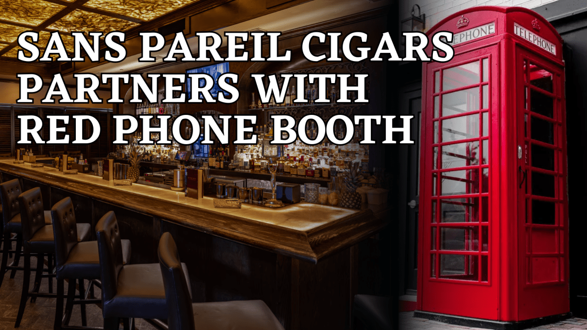 Sans Pareil Cigars Arrive at Red Phone Booth in Brickell — Now Available at All Locations
